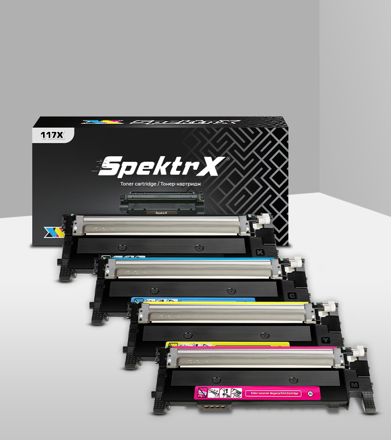 Kartric HP 117X Dəst (4 rəng) W2070X/W2071X/W2072X/W2073X